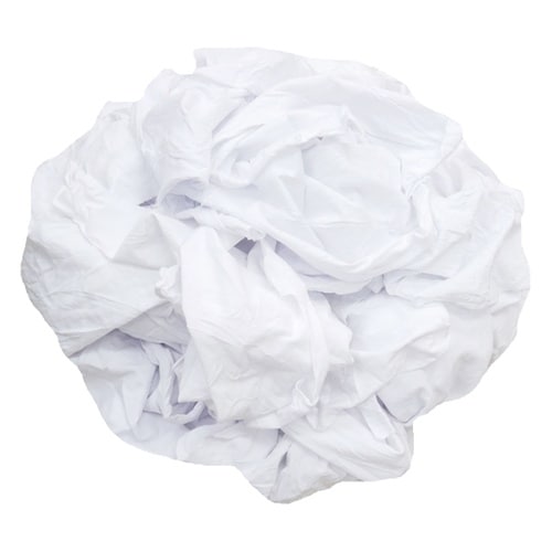 白メリヤスウエス 新品生地 縫目あり 2