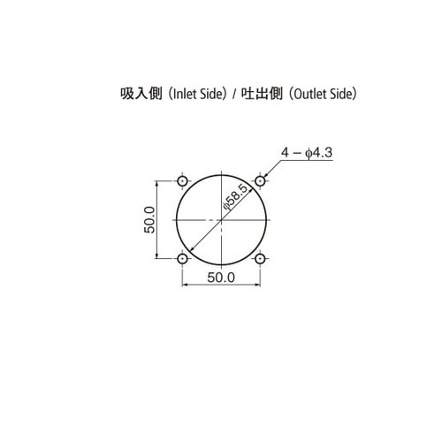 ACファンモーター 100V 60mm