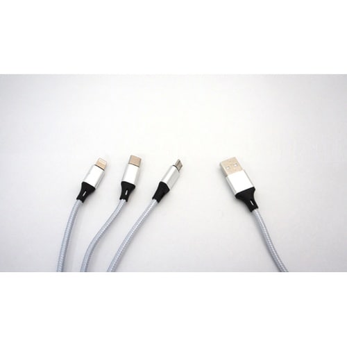 3in1スマートフォン用USBケーブルT