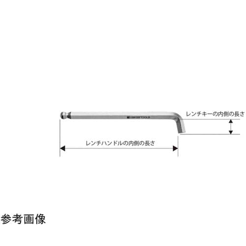 ショートヘッドボール付六角棒レンチ 適合