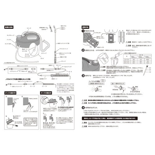 電池式噴霧器 5L TGM−5