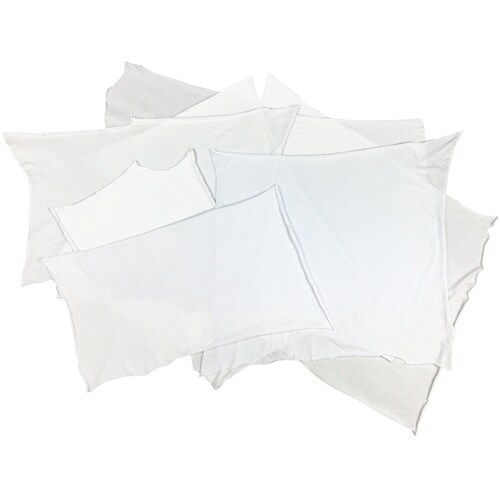 白メリヤスウエス 新品生地 縫目なし 2