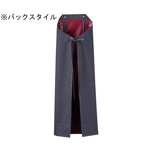 カタコランWガードエプロン ネイビー×レ