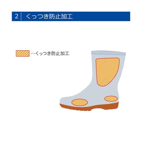 耐滑長靴 ハイグリップ ピンク 23.0