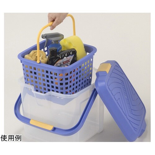 かしこいバケツ17L クリアーBu 32