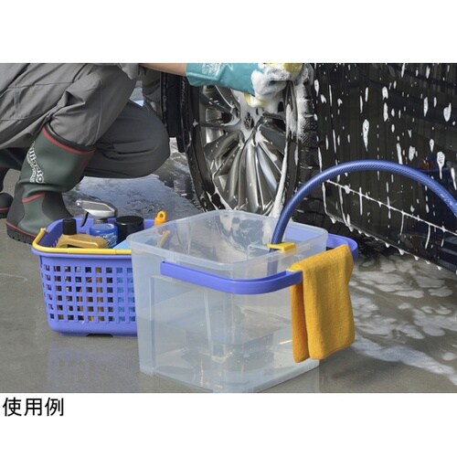 かしこいバケツ17L クリアーBu 32