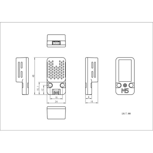 M5Stack用温湿度センサ付きCO2セ