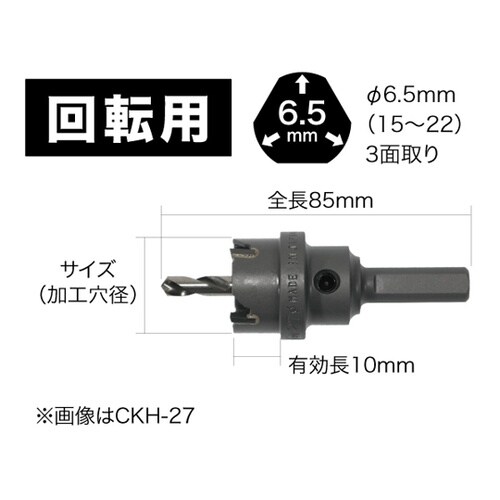 超硬ホールソー CKH−15