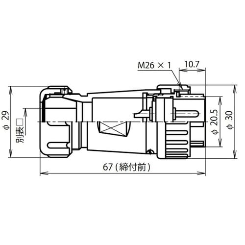 NJWプラグ防水型(シェルφ24・14極