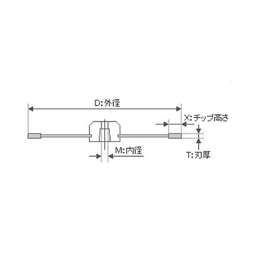 φ105x1.8mm/M10 ダイヤモン