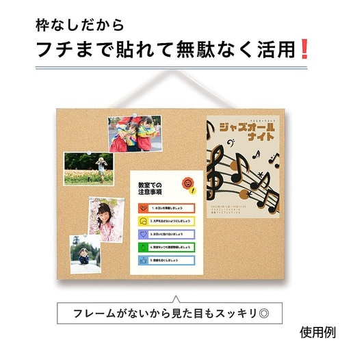 枠なしマグピンコルクボード L CB34