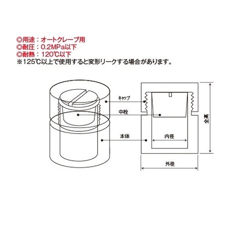 フッ素樹脂(PTFE)分解容器 150m