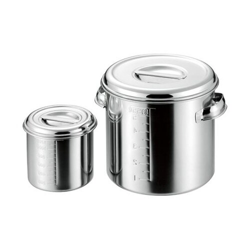 18−8 目盛付 深型キッチンポット 1