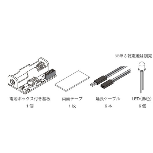 LEDを色々なパターンで点灯させるための