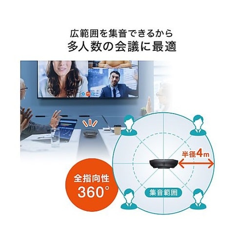 WEB会議用小型スピーカーフォン EA7