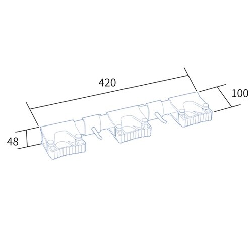 ブラケット 白 1011