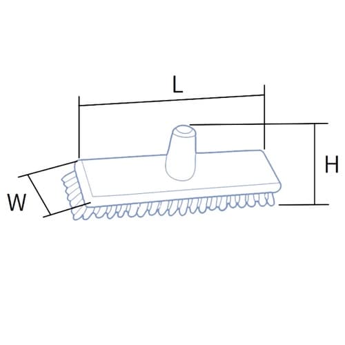 デッキブラシ(ハード)赤 7041