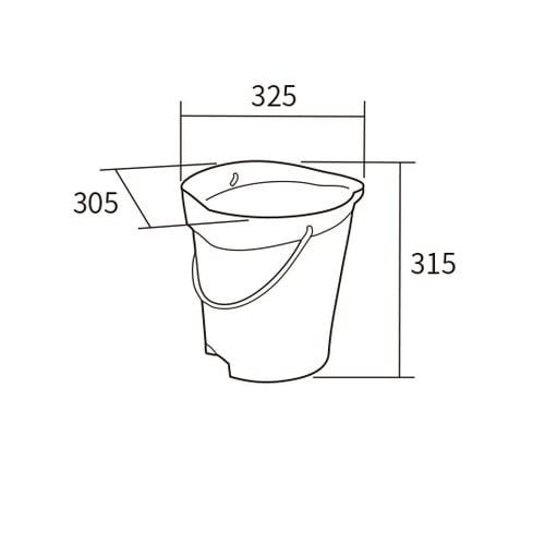 ハイジーンバケット(12L)パープル 5