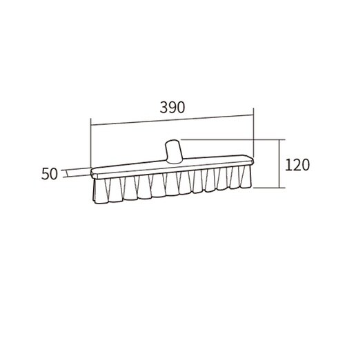 USTフロアーブルーム(ミディアム)グリ