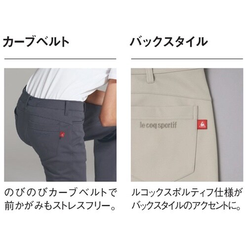 レディースニットスラックス 5 ネイビー