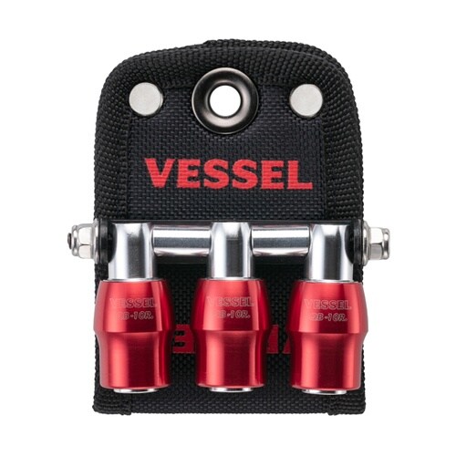 クイックキャッチャー3連ホルダー赤 1式