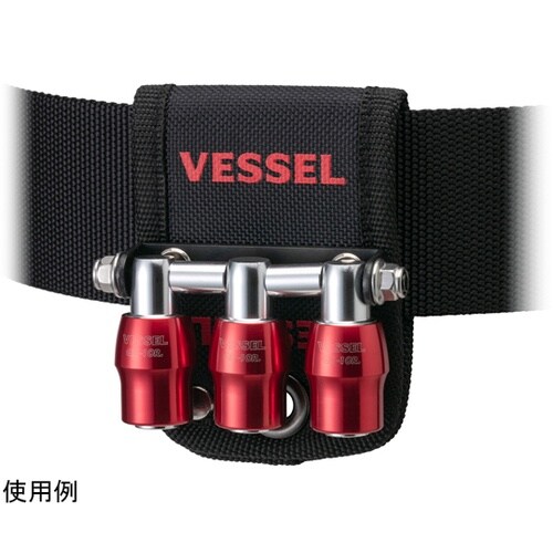 クイックキャッチャー3連ホルダー赤 1式