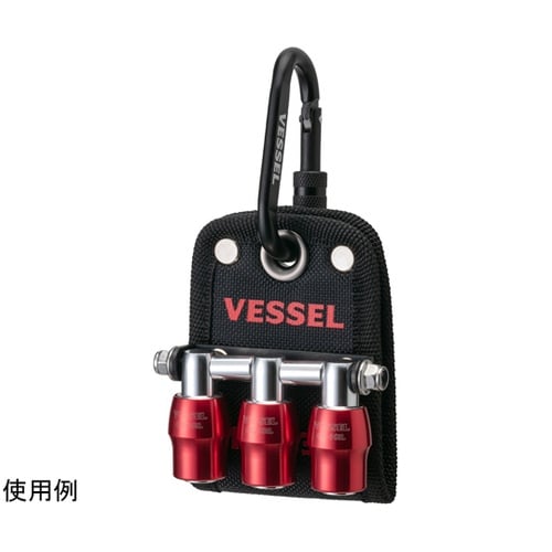 クイックキャッチャー3連ホルダー赤 1式