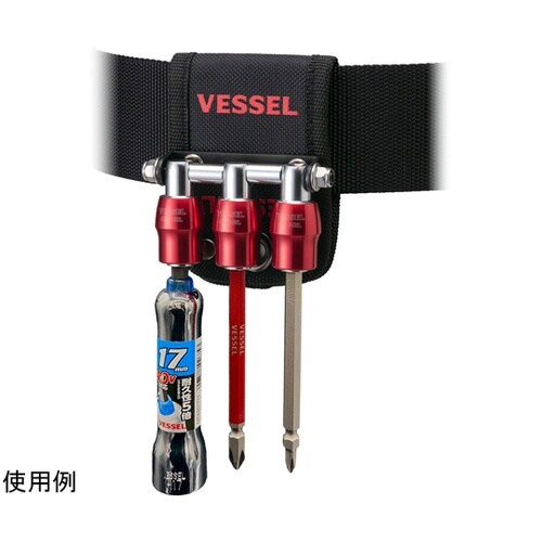 クイックキャッチャー3連ホルダー赤 1式