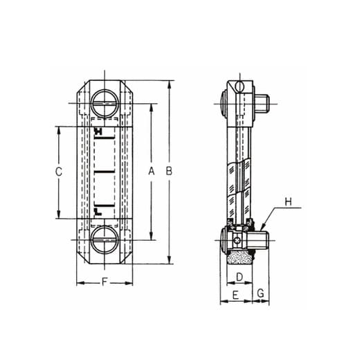 長形オイルゲージ(樹脂製) オイルゲージ