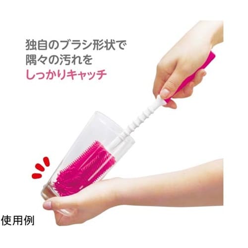 シリコーンブラシ ピンク 10個入 KJ