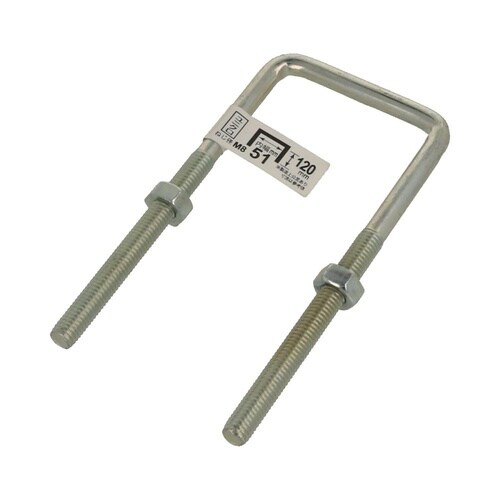 コの字ボルト(ナット付き) 8×51×1