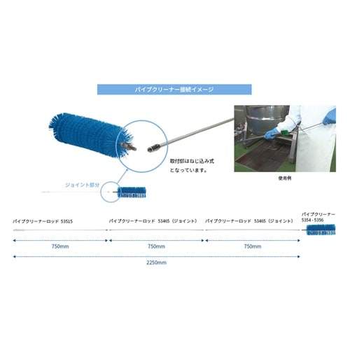 パイプクリーナー(φ20mm)赤 φ20