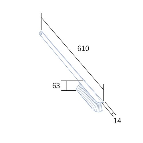 ウルトラスリムブラシ 白 4197