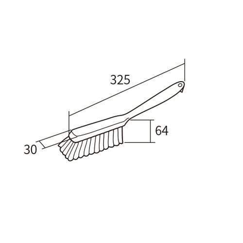 ベーカリーブラシ(ソフト)グリーン 45