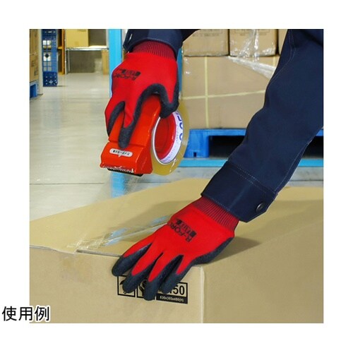 現場系女子 天然ゴム背抜き手袋 アールフ