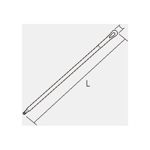 ハンドル(650mm)赤 ポリプロピレン