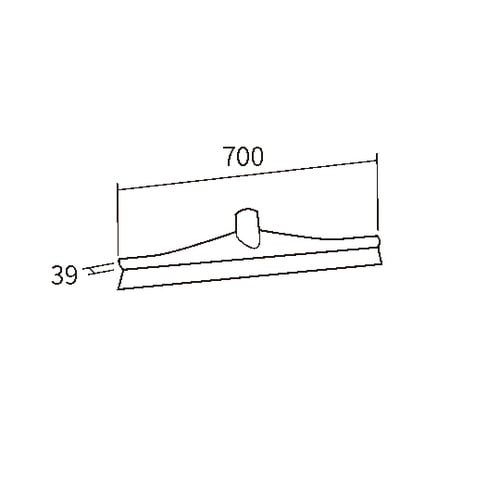 スクイージー(700mm)ブルー 717
