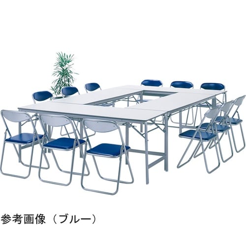 軽量折りたたみ椅子 アルミ ブルー SC