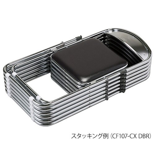 スチール折り畳み椅子 CF107−MX