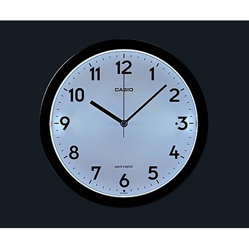 夜見えライト搭載電波掛け時計 IQ−86