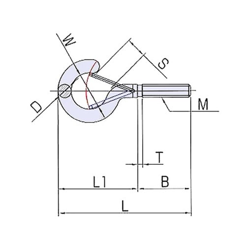 QFB−10 Qフックボルト #10