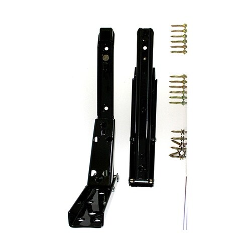 棚受 タッチポン 黒 198mm 2個入