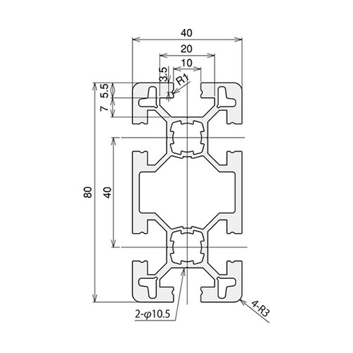 TSF4080700 TSF40フレーム