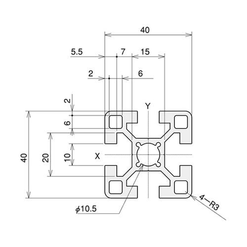 TSF40402S1000 20フレーム