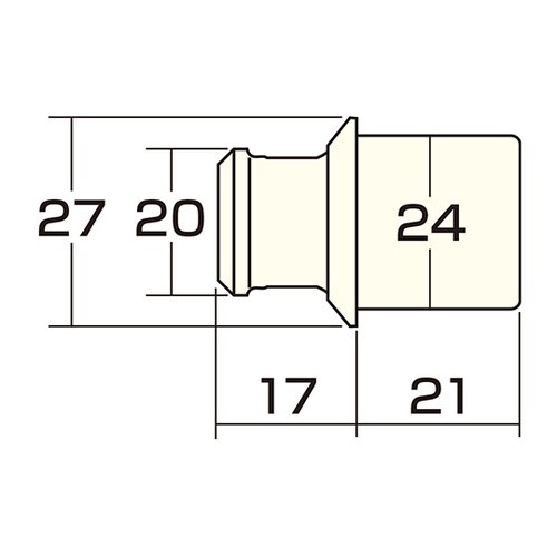 AP−330W プッシュツマミ WB