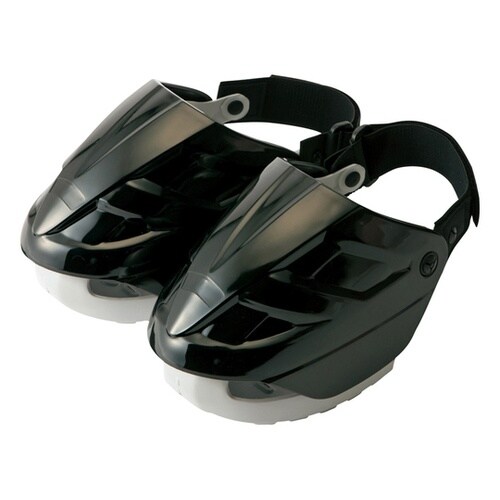 つま先も守れる甲プロテクター ブラック