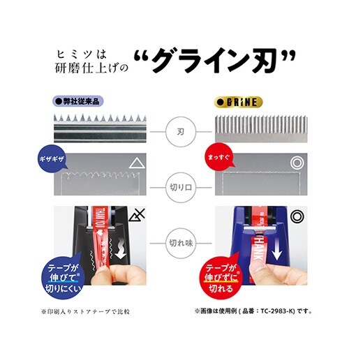 TC−2983−K テープカッター 紺