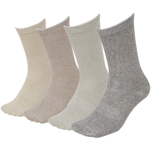 AG240 絹さらさら 先丸ソックス