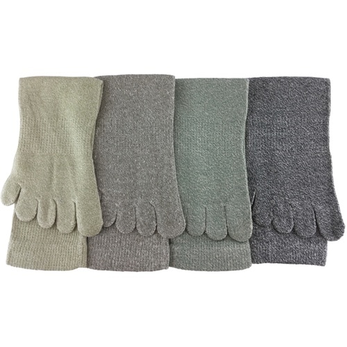 AG245 絹さらさら 五本指ソックス