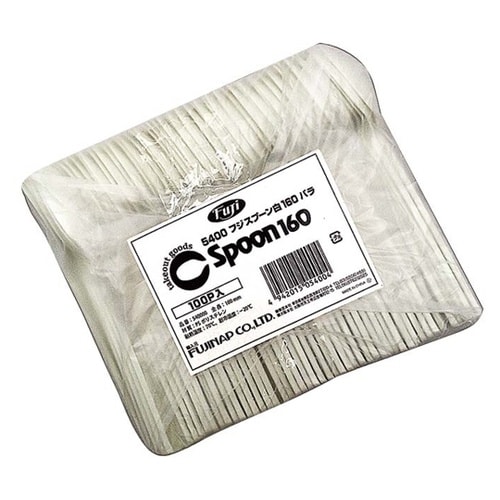 フジスプーン 白160mm バラ 100